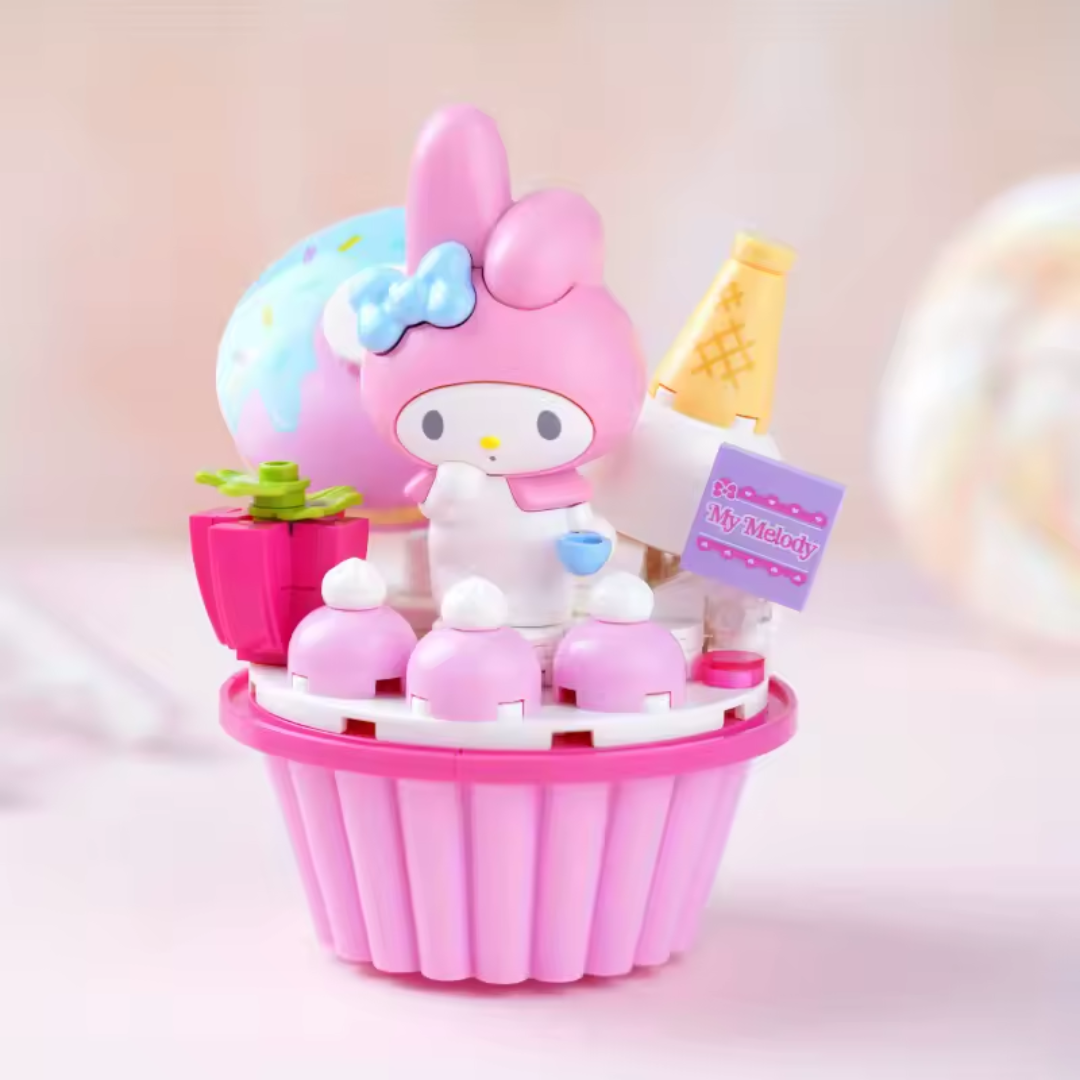 My Melody Cupcake Building Blocks