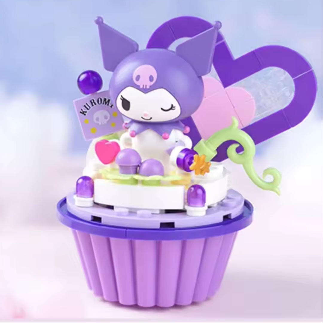 Kuromi Cupcake Building Blocks