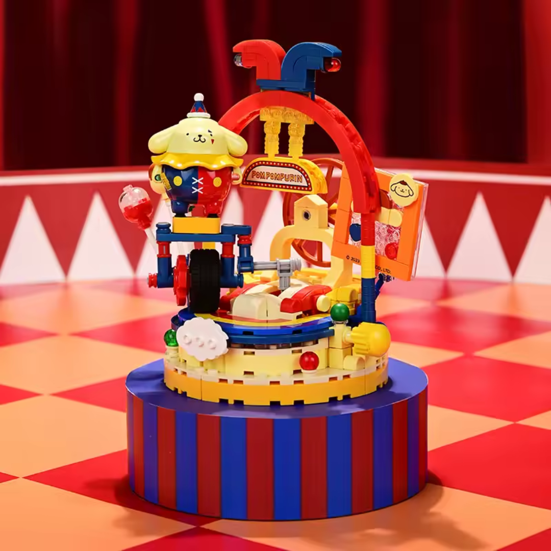 Pompompurin Circus Building Blocks