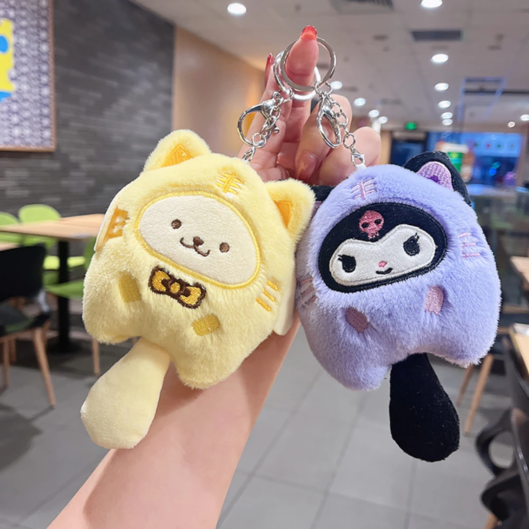 Kuromi Plush Key Chain