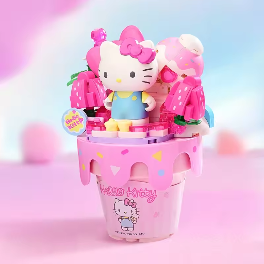 Hello Kitty Ice Cream Building Blocks
