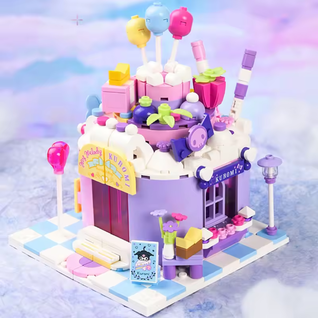 Kuromi & My Melody Shop Building Blocks