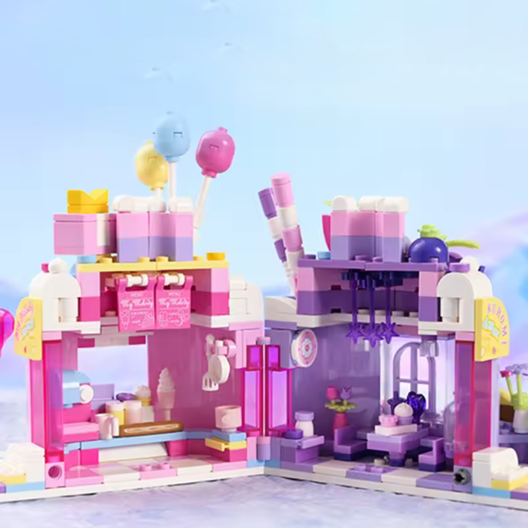 Kuromi & My Melody Shop Building Blocks